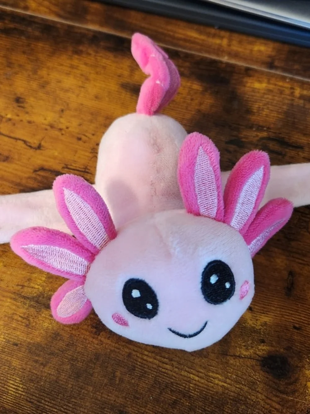 Plush Pink Axolotl Small Pet Toy